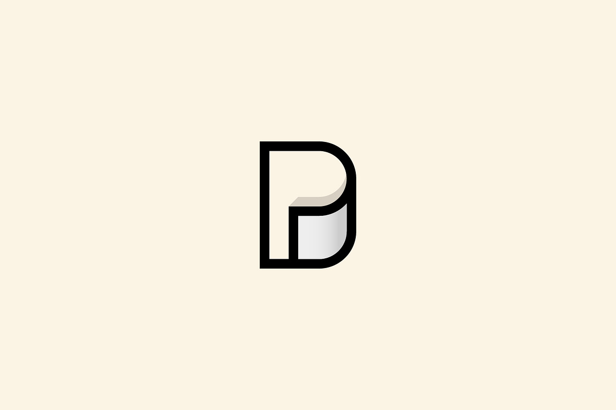 P Logo Paper Icon Design Vector, a Branding & Logo Template by Vectoryzen (Photo 2 of 2)