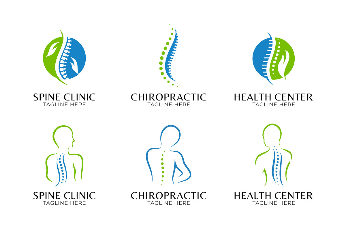 Chiropractic Spine Care Logo Set, a Branding & Logo Template by Signatoro (Photo 1 of 4)