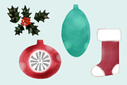 Christmas Watercolors, an Illustration by Marmalade Moon (Thumbnail 5 of 5)