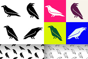 Raven Logo, a Graphic by NataliiaVolyk
