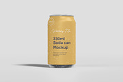 Soda Can Mockup, a Cups & Container Mockup by graphiccrew (Thumbnail 7 of 12)