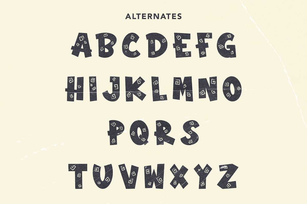 Cosmic Rock - A Comic Display Font, a Font by Arendxstudio (Photo 9 of 9)