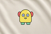 Cute Alien Character, a Decorative Illustration by Vectorium Studio (Thumbnail 3 of 3)