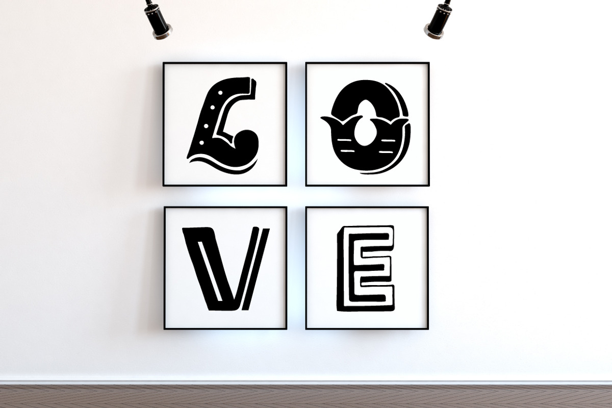 The Lettering Font preview 8