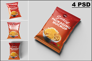 Snack Packaging Mockup, a Product Mockup by Mockupfit