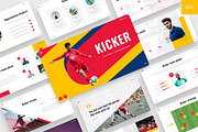 Soccer & Footbal Google Slides, a Presentation Template by BeadyLab (Thumbnail 1 of 6)
