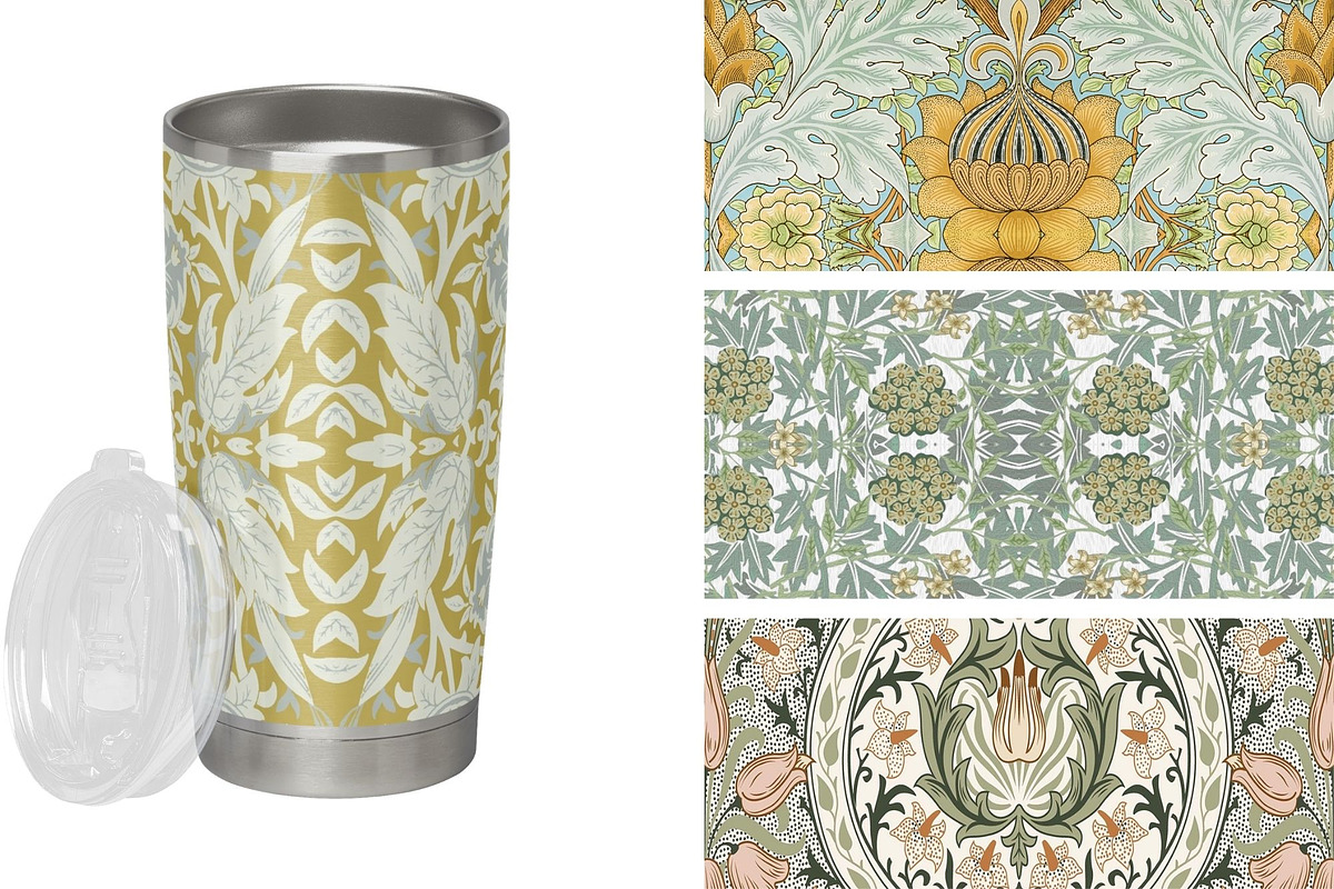 William Morris Seamless Patter 13, a Pattern Graphic by ARTOZEN DIGITAL (Photo 2 of 19)