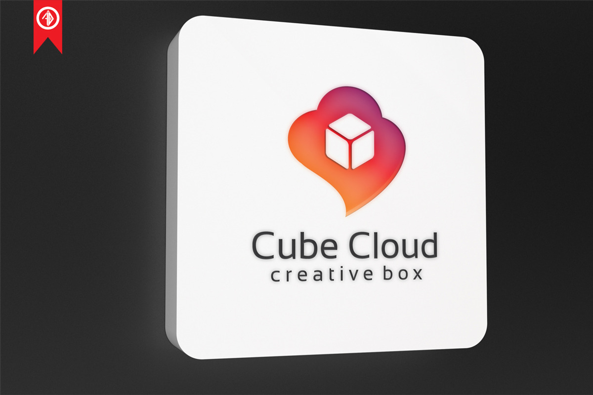 Cube Cloud / Creative - Logo Templat, a Branding & Logo Template by Artha Desain (Photo 3 of 5)