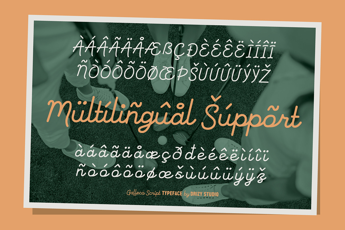 Galleco Script – Monoline Cursive, a Script Font by Drizy (Photo 6 of 10)