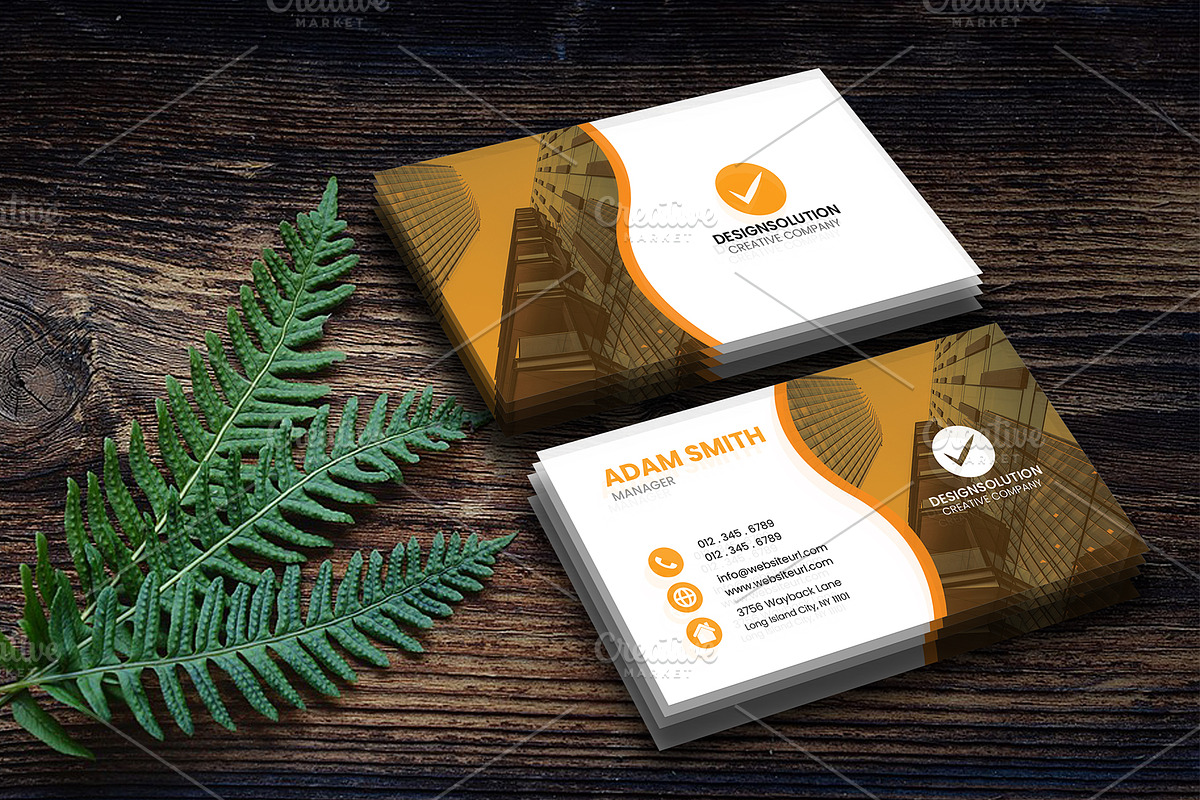 Corporate Business Card Template, a Business Card Template by MadeByShahbaz (Photo 4 of 4)