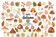 Hello Autumn clipart, an Illustration by JulzaArt (Thumbnail 1 of 6)