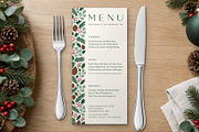 Evergreen Christmas Menu Template, a Flyer Template by BrandPacks (Thumbnail 6 of 6)