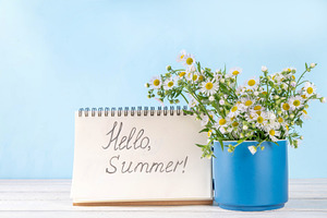 Hello summer seasonal and holiday background, a Holiday Photo by Rimma