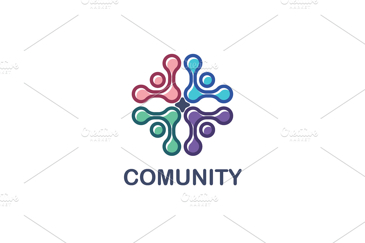 Community Simple Logo for Business, a Branding & Logo Template by Logo Loom (Photo 1 of 2)