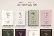 Floral Wedding Invite & Sign Creator, an Object Graphic by The October Creative (Thumbnail 8 of 22)