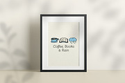 Rainy Day Clipart Illustrations Set, an Object Graphic by Lemonade Pixel (Thumbnail 7 of 8)