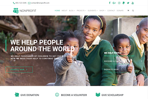 Nonprofit Charity WordPress Theme