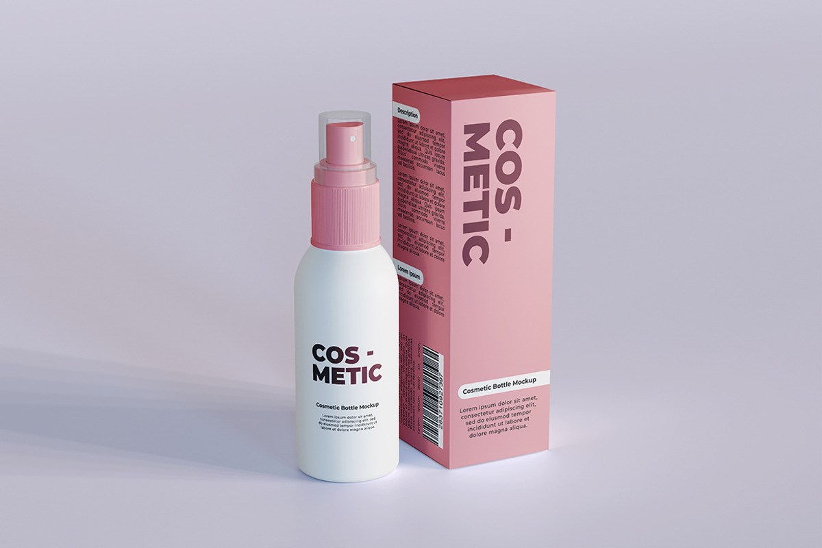 3 sets of Cosmetic Bottle Mockup, a Packaging Mockup by LOGTURNAL (Photo 2 of 4)