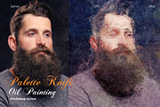 Palette Knife Oil Painting - Action, an Action Add-On by GraphicBerg (Thumbnail 3 of 11)