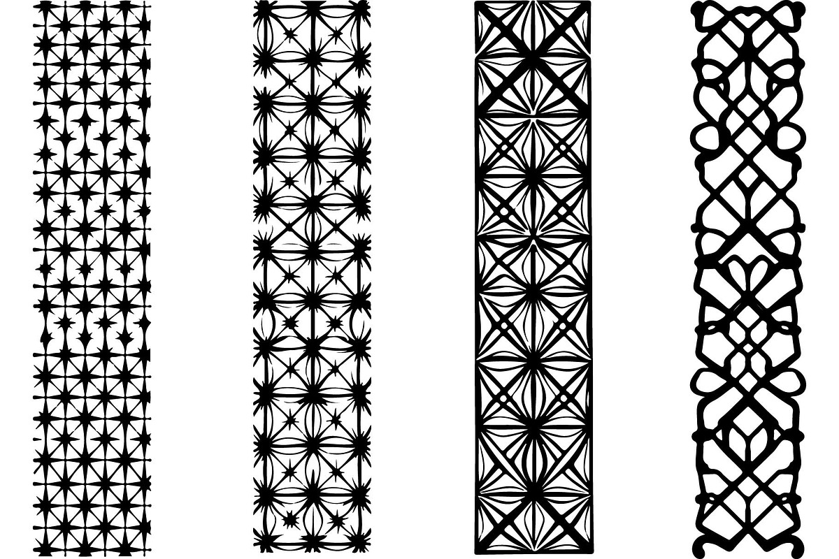Geometric Pattern Panel Set, an Object Graphic by abu67222 (Photo 8 of 13)