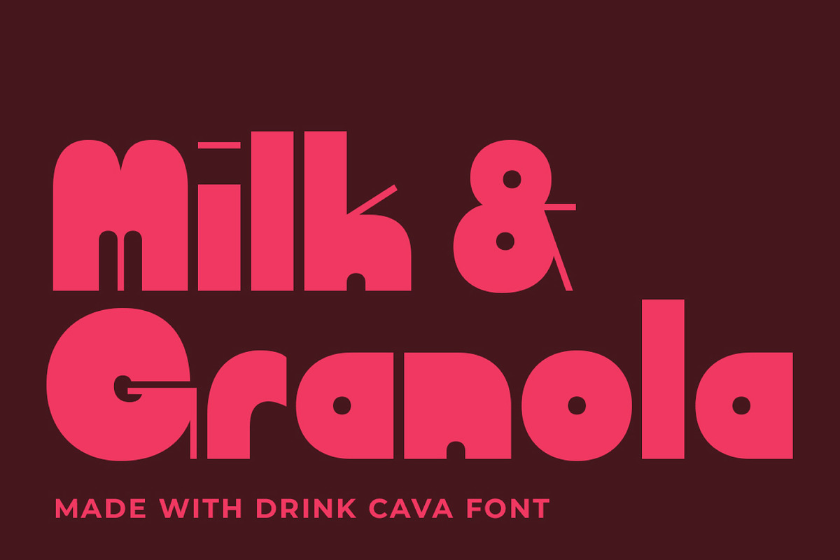 Drink Cava, a Sans Serif Font by Prioritype Co (Photo 4 of 10)