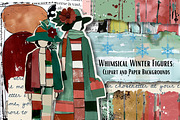 Whimsical Winter Figures paper dolls, a Person Illustration by NiiiNArt (Thumbnail 5 of 6)