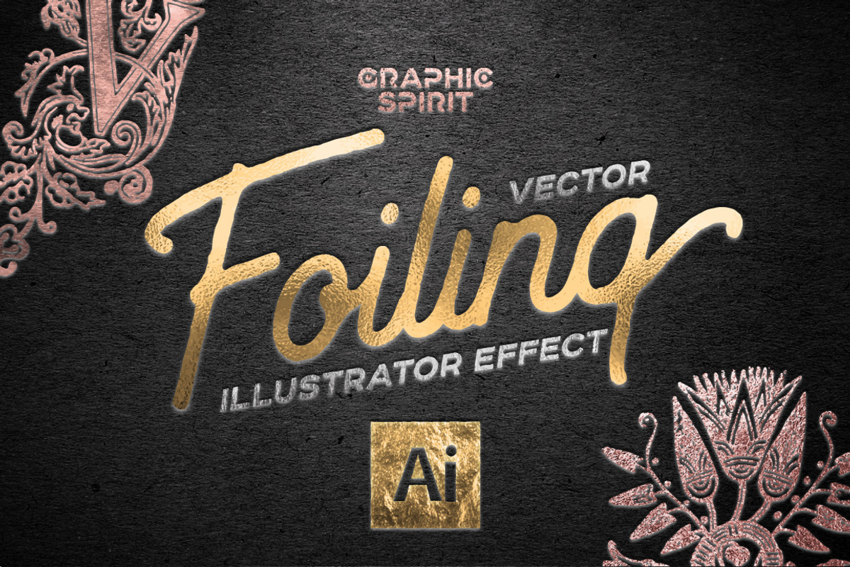 Vector Foil TOOLKIT For Illustrator