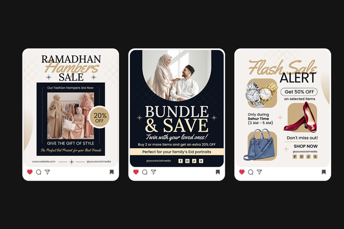 Elegant Ramadan Sale - Social Media, a Social Media Template by Jiwstudio (Photo 3 of 4)