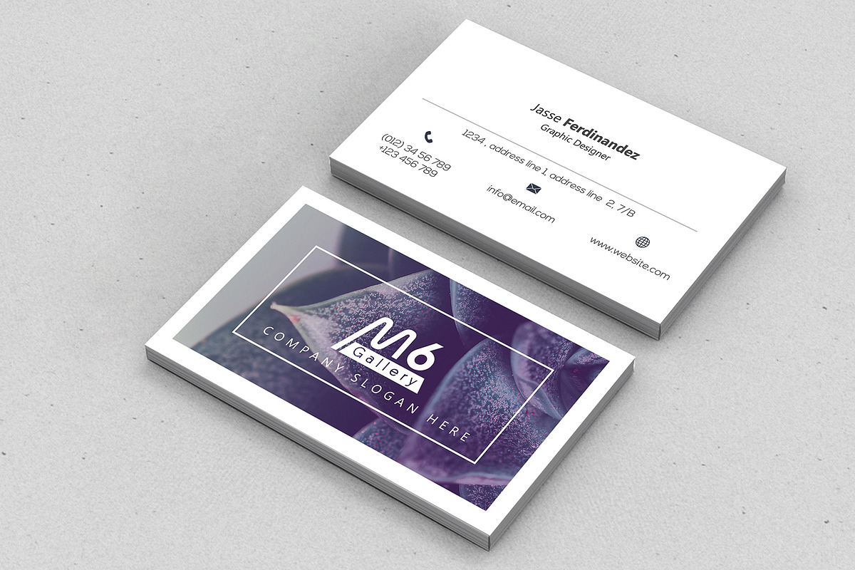 Unique 50 Business Card Bundle, a Business Card Template by M6 Gallery (Photo 48 of 151)
