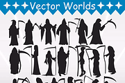 Grim Reaper Woman Svg, Reaper Svg, an Object Graphic by VectorWorlds (Thumbnail 2 of 3)