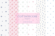 Cottagecore floral patterns pack, an Illustration by nathalieclaire (Thumbnail 1 of 13)