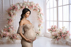 Flower Room Digital Backdrop