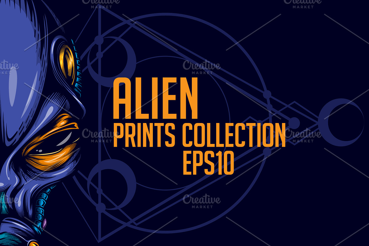 Alien prints collection, an Illustration by VioSilent (Photo 1 of 3)