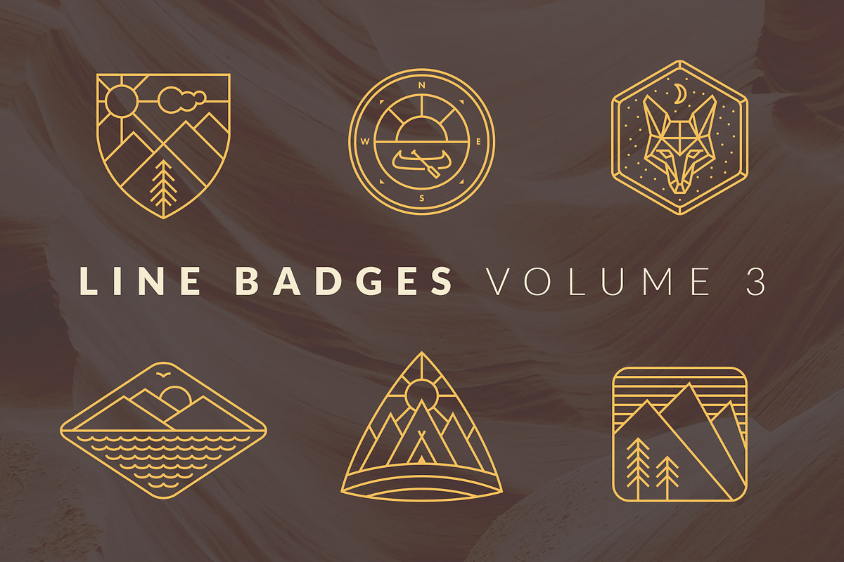 Line Badges - Volume 3, a Branding & Logo Template by Build Interactive (Photo 1 of 5)