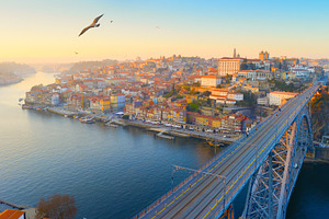 Skyline porto old town portugal containing portugal, porto, and oporto