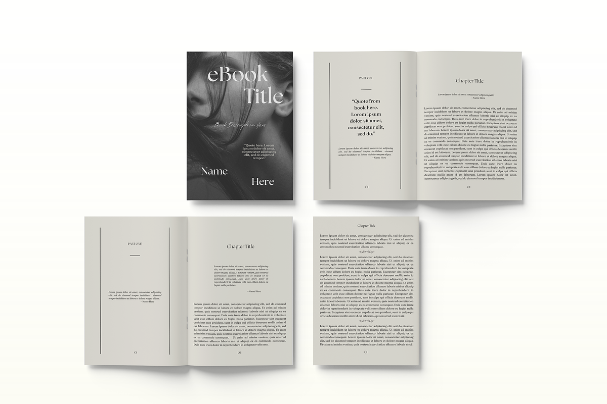 Z E N | Chapter Book Canva Template preview 4