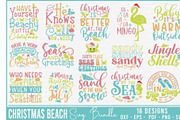 Christmas Beach SVG Bundle, an Object Graphic by BeeCraftR (Thumbnail 2 of 13)
