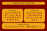 Veronia Mode - Retro Slab Serif, a Slab Serif Font by Pandeka Studio (Thumbnail 9 of 9)