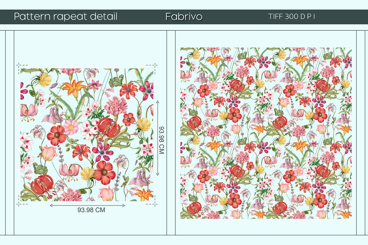 ZARELYN Floral Seamless pattern, a Pattern Graphic by Fabrivo (Photo 4 of 10)