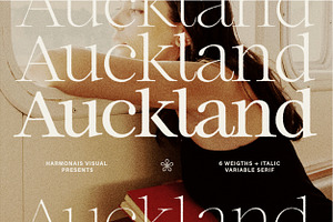 Auckland Variable Serif