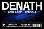 Denath - Sans Serif Typeface, a Sans Serif Font by MaikoHatta (Thumbnail 1 of 7)