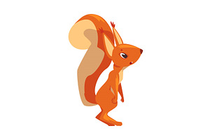 Funny Squirrel, Lovely Amusement, an Animal Illustration by TopVectors