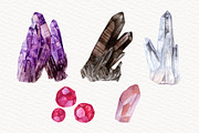 Crystalline. Crystals & Gemstones, an Illustration by Katya Zlobina (Thumbnail 5 of 17)