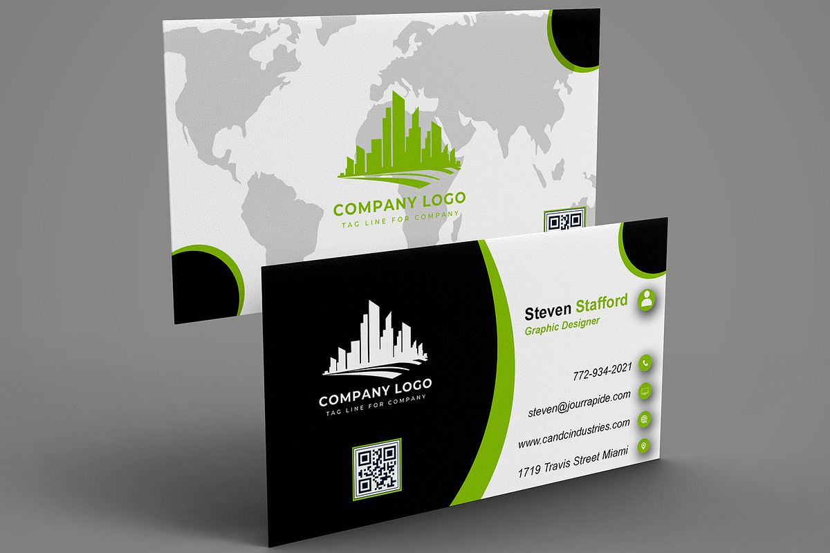 Minimal Modern Business Card PSD preview 8