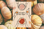 Autumn Halloween hand drawn set, a Seasonal Illustration by Madiwaso (Thumbnail 10 of 12)