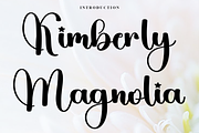 Kimberly Magnolia, a Handwritten Font by FreshTypeINK (Thumbnail 1 of 7)