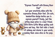 GROOVY BEAR - Handwritten, a Handwritten Font by Charmingbear59.design (Thumbnail 3 of 5)