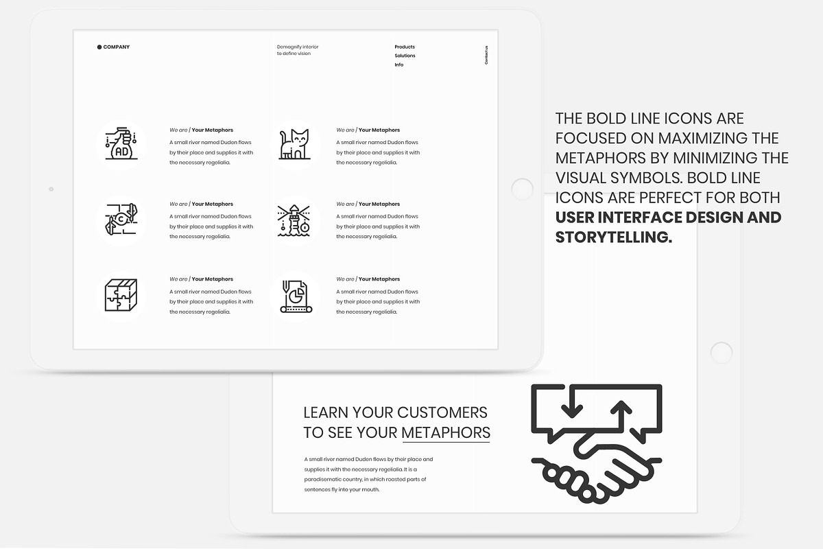Bold Line Icons, an Outline Icon by Howcolour (Photo 3 of 151)