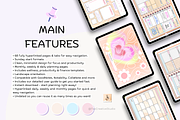 Yellow Pastel Digital Planner, a Stationery Template by Tas Creative Studio (Thumbnail 3 of 9)