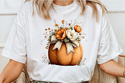 Whimsical Orange Cream Pumpkin PNG, a Seasonal Illustration by Canvas Craft (Thumbnail 6 of 10)